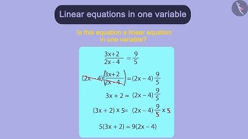 Simplify and solve complex linear equations | Part 1/3 | English | Class 8