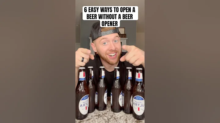 6 Easy Ways To Open A Beer Without A Beer Opener !🍺