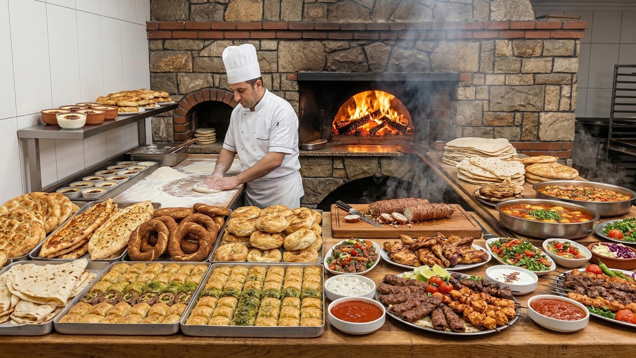 100% Authentic Turkish Foods! Too Many Dishes, One Compilation - YouTube