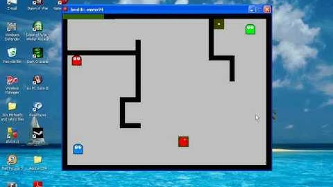 My custom made shooter pacman game - game maker 7