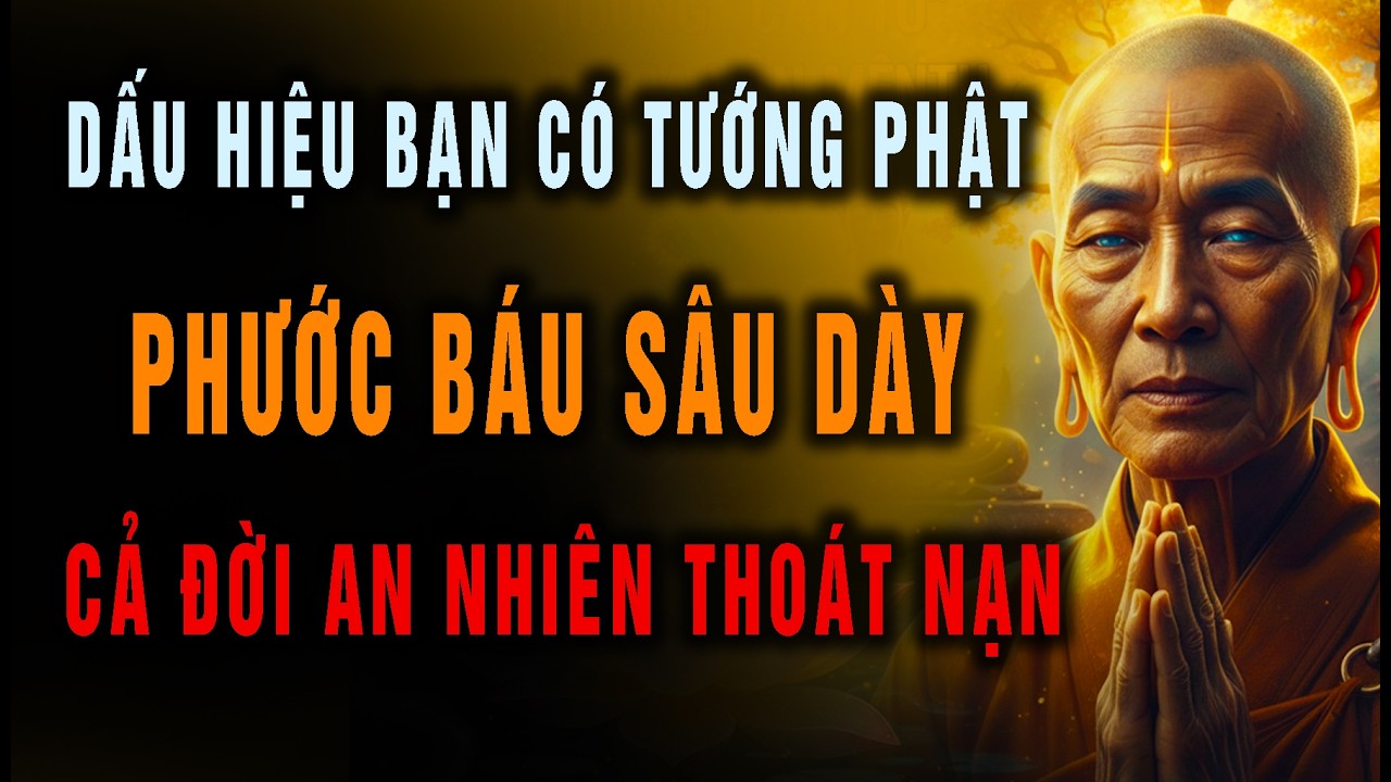 Dấu Hiệu Bạn Có Tướng Phật, Phước Báu Sâu Dày, Cả Đời An Nhiên Thoát Nạn