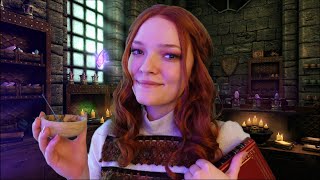 Magic School Student helps you undo a Spell 🔮 Skyrim ASMR Roleplay