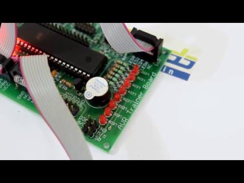 LED Pattern 6 with AVR ATmega16 Microcontroller by ABLab Solutions