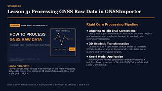 #3 Seismic Survey Training Course in English | Process GNSS Raw Data in GNSSImporter