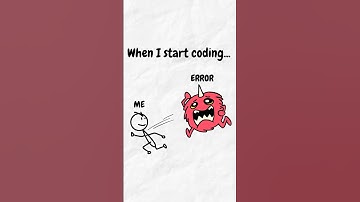 🔥 When I Start Coding… ERROR Attacks! 💻😂 #shorts