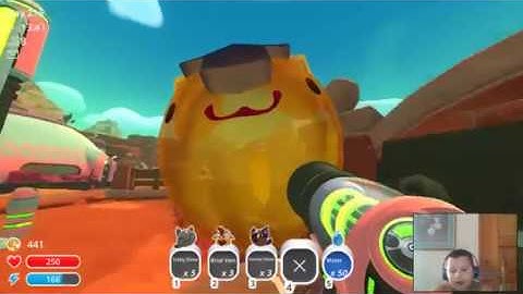 SlimeRancher part 9 Tabby and Kitty ranch Quicksilver Slime! and Tabby Hunter largo