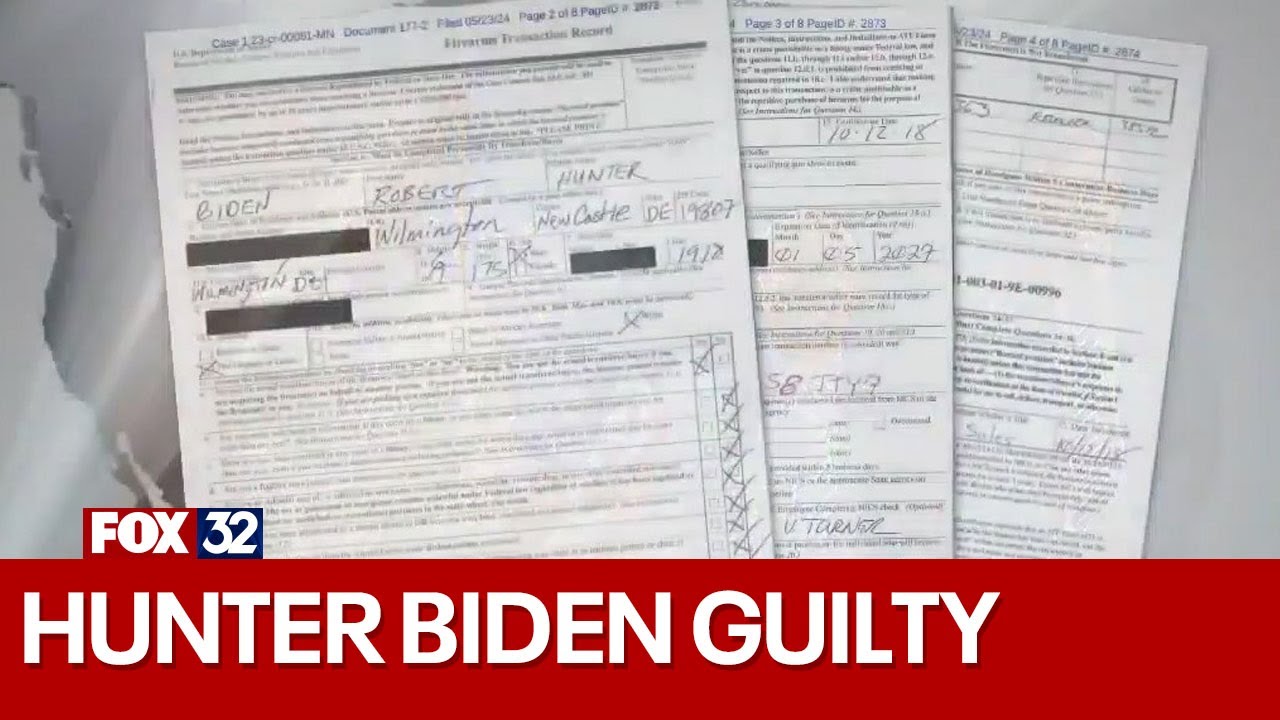 Hunter Biden found guilty on gun charges: 'Nobody's above the law'