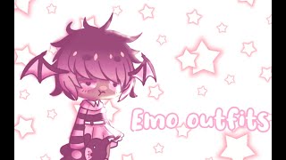 Emo gacha club outfits with codes (soft)