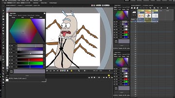 Opentoonz Rick and Morty Speedpainting