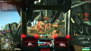 Planetside 2 - Liberator hit by drop pod