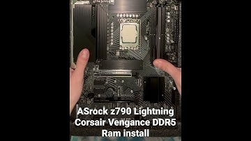 ASMR DDR5 Ram Install