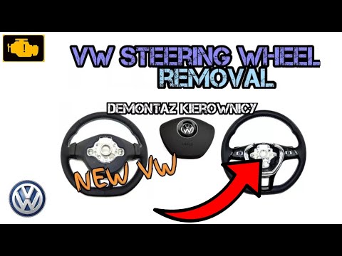 VW Steering Wheel Removal - Demontaż kierownicy VW 2014++ new model  Volkswagen - YouTube
