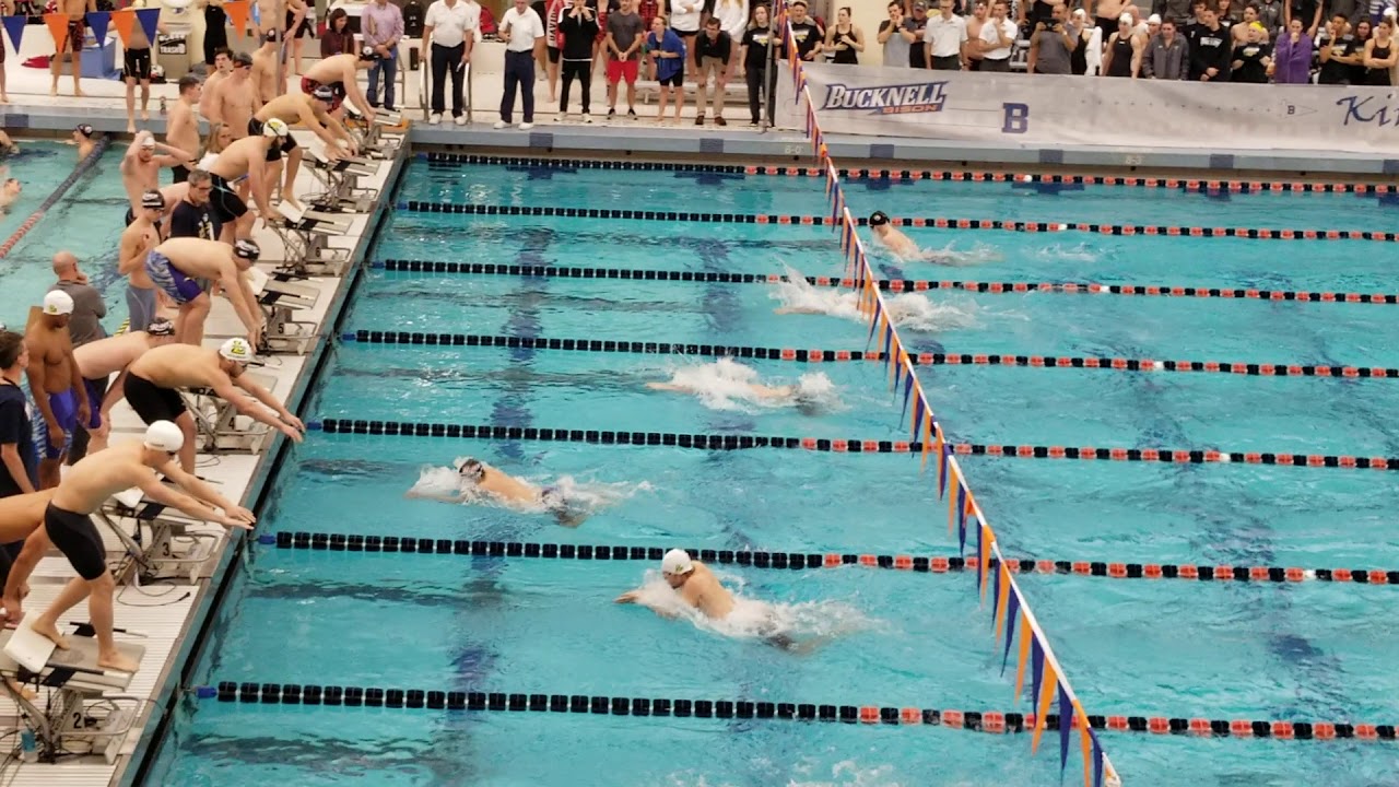 12/07/19 Towson Swimming @ Bucknell Invitational (200 medley finals ...