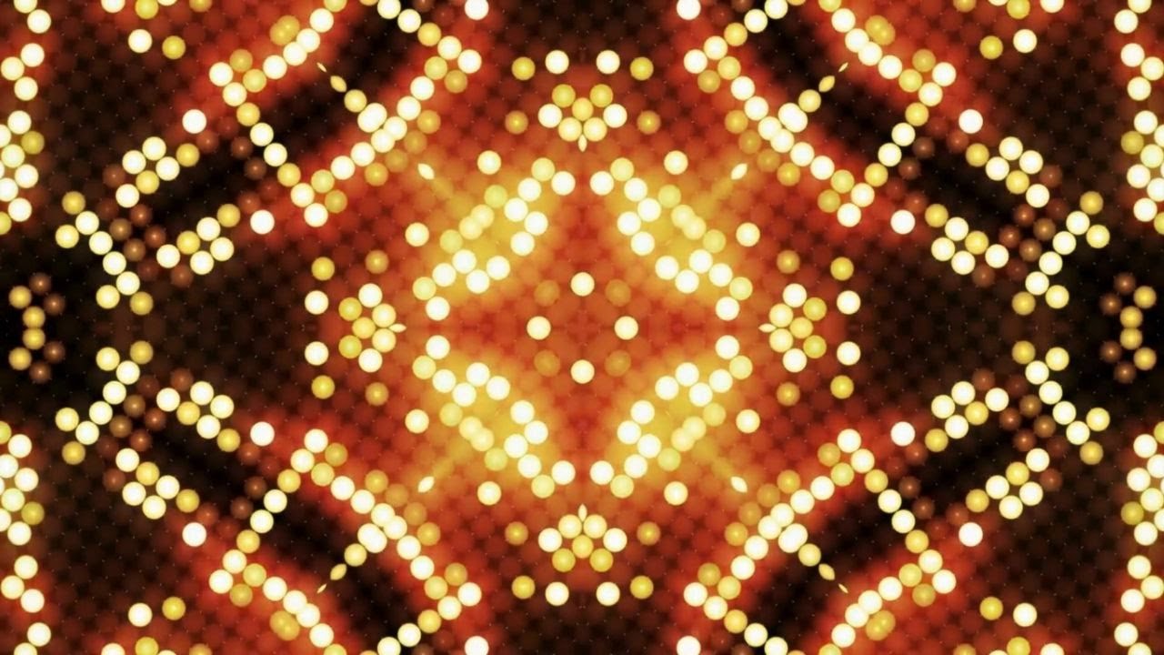 Disco Lights Dots Bright Mini Circles Video Party Effect Yellow Flashing Light Background YouTube