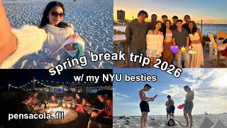COLLEGE FRIEND GROUP takes on SPRING BREAK pensacola beach 2026
