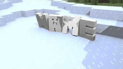 Free Minecraft Blender Intro Template DOWNLOAD