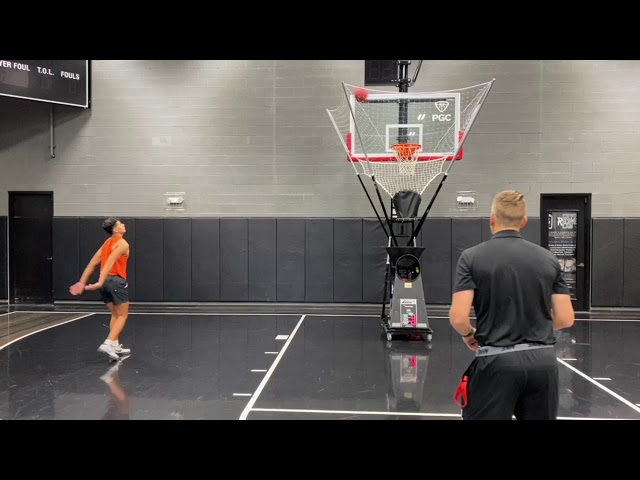 PGC Basketball Drill Series - Allen Ladder on The Gun 10K Basketball Shooting Machine