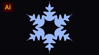 Unknown Snowflake Trick in Illustrator