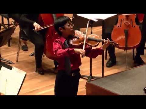 Rennosuke Fukuda -- Menuhin Competition 2014 -- Junior Finals, Part 2