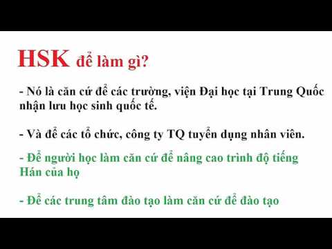 Trung Thể Là Gì - Học tiếng Trung Quốc - HSK là gì? Những điều cơ bản về HSK