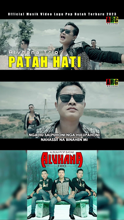 PATAH HATI - Cipt. Afdy James Siallagan -  Musik Video Alvhana Trio #shorts