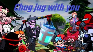 Chug jug with you but every turn a different cover is used(Chug jug with you but everyone sings it)