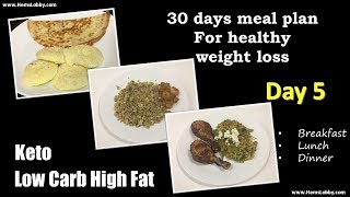 Day 5 - indian lchf keto 30 days meal plan for healthy weight loss|
low carb high fat| in tamil