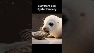 하프물범 굴먹방 | Baby Harp Seal Oyster Mukbang ASMR