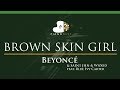 BROWN SKIN GIRL Beyoncé, SAINt JHN & Wizkid feat. Blue Ivy Carter - LOWER Key (Piano Karaoke)