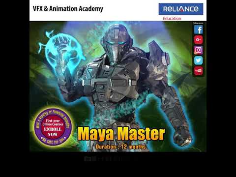 Learn from Home | 3D Modelling Maya | Character Animation | Live Online Classes | Reliance Education