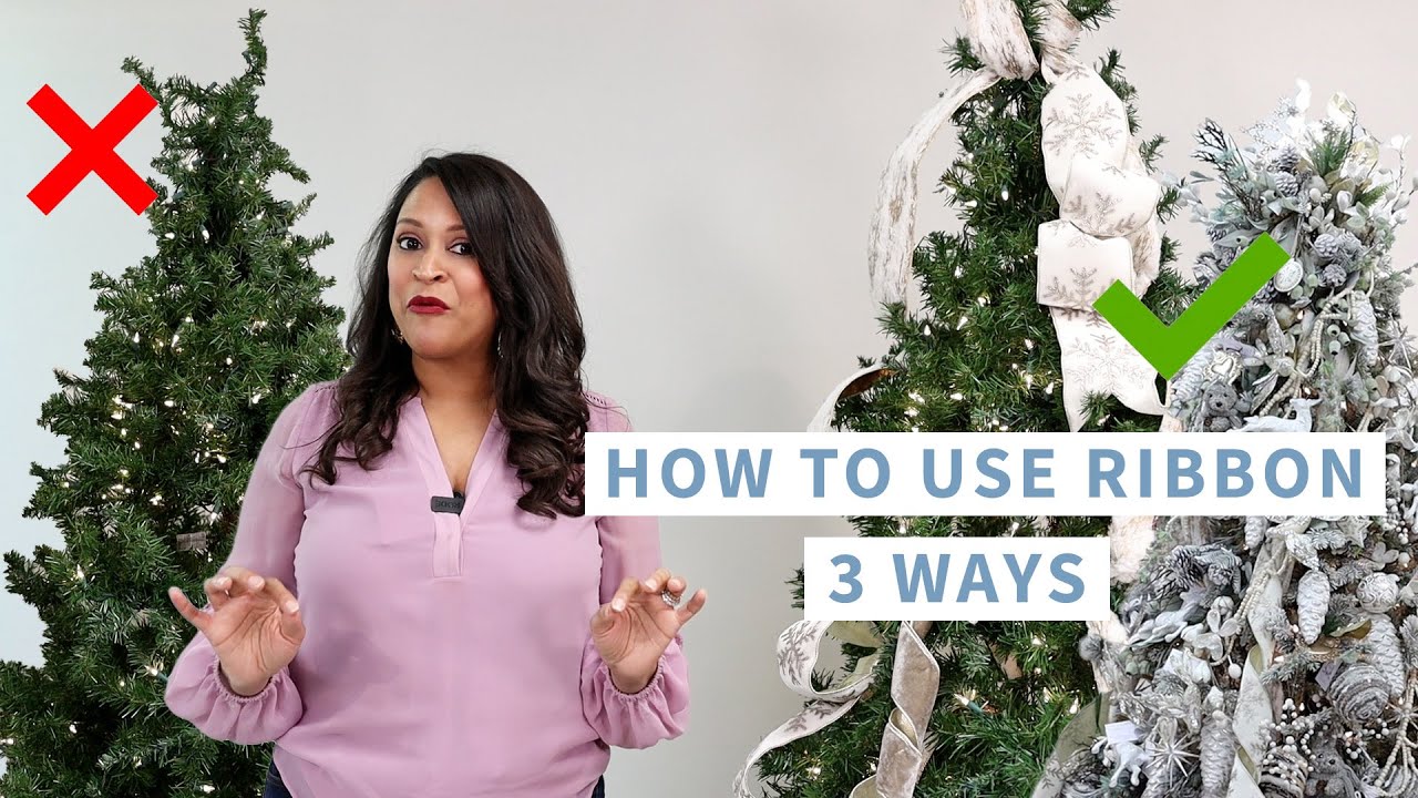 How to decorate a Christmas tree with ribbon — Rockwall Christmas Co