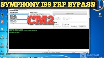Symphony i99 FRP Unlock Fix CM2