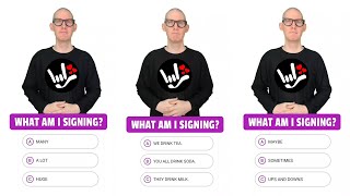 👨‍🎓 ASL Quizzes #3 | Test Your Understanding In American Sign Language | Learn ASL