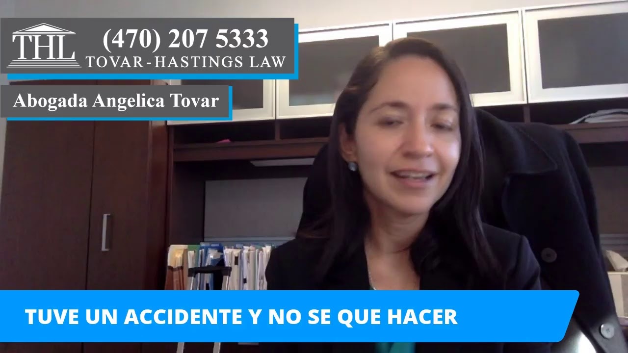 TUVE UN ACCIDENTE Y NO SE QUE HACER