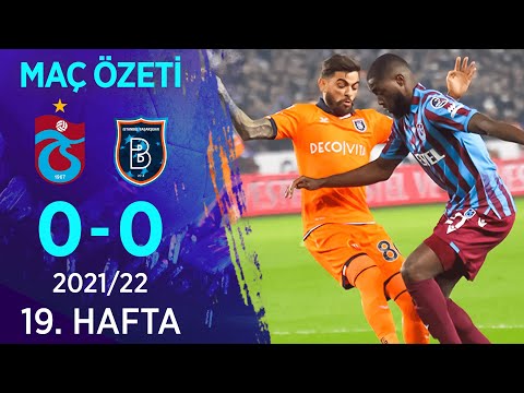 Trabzonspor 0-0 Medipol Başakşehir MAÇ ÖZETİ | 19. Hafta - 2021/22