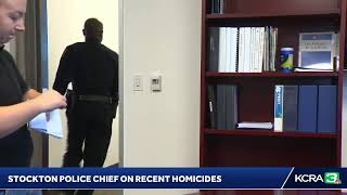 LIVE | Stockton's police chief is speaking about recent homicides in the city