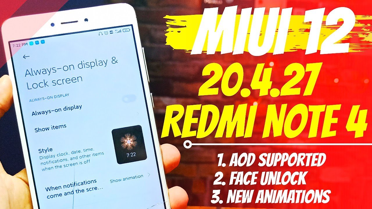 Miui 12 Update In Redmi Note 4 Full Review | Always On Display, Face Unlock, Dark Mode,