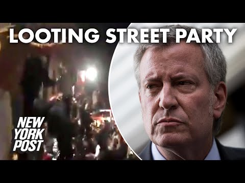 Soho ‘looting street party’ video goes viral as de Blasio downplays NYC chaos | New York Post