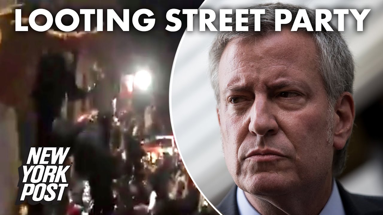 Soho ‘looting street party’ video goes viral as de Blasio downplays NYC chaos | New York Post