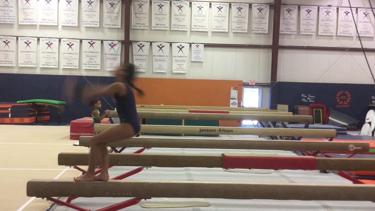 Back Handspring Layout Stepout Layout Stepout - YouTube