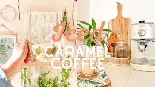 Iced caramel coffeeEasy recipe  Starbucks drink  Summer drink