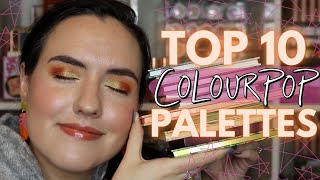 Top 10 ColourPop Palettes of 2021 | BEST ColourPop Palettes of the Year! Best of 2021 Part 1
