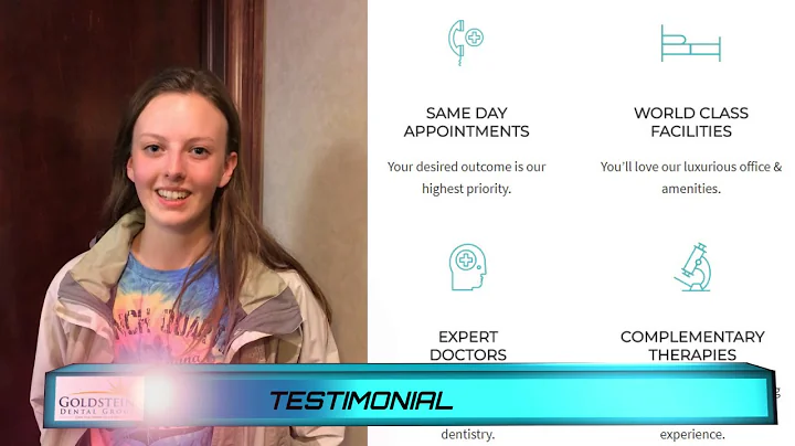 Elizabeth Blanc testimonial for Goldstein Dental G...