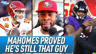 AFC Championship reaction: Mahomes wills Chiefs past Lamar Jackson \& Ravens | Richard Sherman NFL