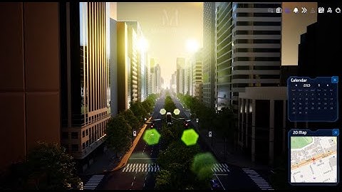 [모빌테크] 레플리카 시티 서울 강남 테헤란로 Unreal Tehran - Realistic Digital Twin Service "Replica City"