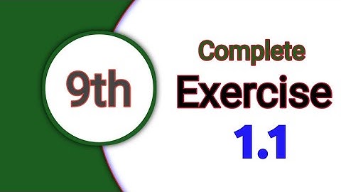 Math class 9th, Chapter 01, Matrices &  determinants, Exercise 1.1, Complete Solution