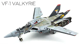 VF-1 Valkyrie - Hasegawa 1/48 scale | Full build video