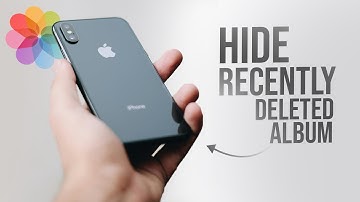 How to Hide Recently Deleted Album on iPhone (tutorial)