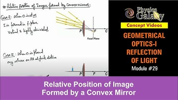 Class 12 Physics | Reflection of Light | #29 Relative Position of Image Formed by a Convex Mirror