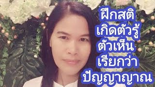 ฝึกสติ เกิดตัวรู้ตัวเห็น เรียกว่าปัญญาญาณ